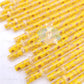 11" Sunflower Reausable Plastic Straw