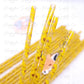 11" Sunflower Reausable Plastic Straw