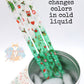 10" Color Changing Grouch Reusable Straw