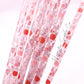 (Color Changing)  Red Rose Reusable plastic straw